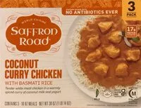 入っている砂糖の量 Coconut curry chicken with basmati rice