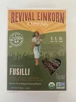 Cantidad de azúcar en Organic Einkorn Whole Wheat Pasta Fusilli