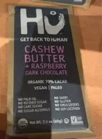 İçindeki şeker miktarı Cashew Butter + Raspberry Dark Chocolate Bar