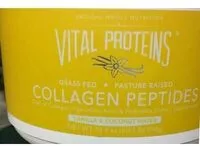 入っている砂糖の量 Collagen Peptides, Vanilla & Coconut Water