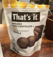 Cantidad de azúcar en Organic Dark Chocolate + Date