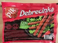 Sokerin määrä sisällä debrecinka
