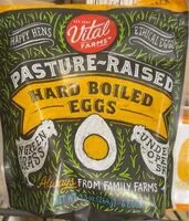 Suhkru kogus sees Happy Hens hard boiled eggs