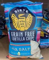 İçindeki şeker miktarı Grain free tortillas chips sea salt