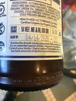 入っている砂糖の量 Ginger lemon kombucha