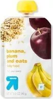 Количество сахара в Banana, Plum, and Oats