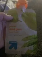 Количество сахара в Pear and pea baby food