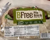 入っている砂糖の量 Bfree Pita Breads