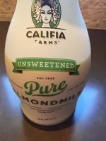 Suhkur ja toitained sees Califia farms lp