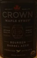 Amount of sugar in Crown maple