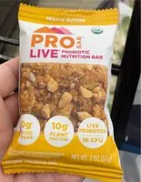 İçindeki şeker miktarı PRO Bar Live probiotic bar