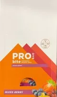 İçindeki şeker miktarı Pro bar bite