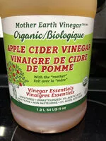 Suhkur ja toitained sees Mother earth vinegar