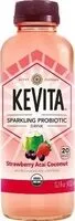 Suhkru kogus sees Sparkling Probiotic Drink Strawberry Açai Coconut