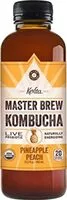 Suhkru kogus sees Pineapple peach master brew kombucha