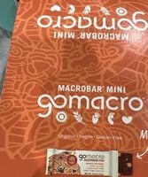 Cantidad de azúcar en GoMacro mini chocolate + peanut butter chips