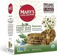 Jumlah gula yang masuk Rosemary Super Seed Crackers