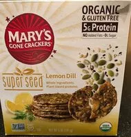 Jumlah gula yang masuk Lemon Dill Super Seed Crackers