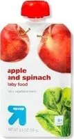 Количество сахара в Apple and spinach baby food