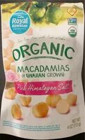 Quantité de sucre dans Organic Macadamia Nuts