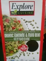 含糖量 Fettuccine organic edamame & mung bean, fettuccine