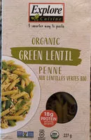 含糖量 Organic Green Lentil Penne