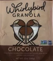 Azúcar y nutrientes en Whirlybird granola