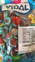 Sokerin määrä sisällä Gummie