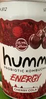 Cantidad de azúcar en Humm probiotic kombucha