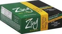 入っている砂糖の量 Dark chocolate mint nutrition bars