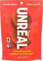 Sokerin määrä sisällä Dark Chocolate Peanut Butter Cups