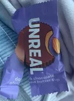 Suhkru kogus sees dark chocolate almond butter cup
