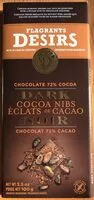 İçindeki şeker miktarı Chocolat noir Éclats de cacao