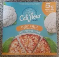 Zuckermenge drin Classic cheese pizza on a cauliflower crust
