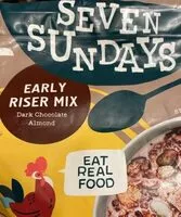 Cantidad de azúcar en Early riser mix