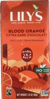 Quantité de sucre dans Lilys stvia dk chocolate orange