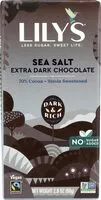 入っている砂糖の量 Sea Salt Extra Dark Chocolate