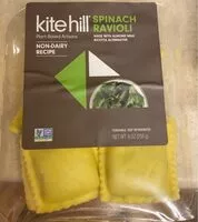 Suhkru kogus sees Spinach ravioli