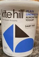 Suhkru kogus sees Plain unsweetened almond milk yogurt