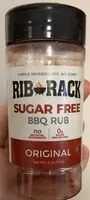 Cantidad de azúcar en Rib Rack Sugar Free BBQ Rub
