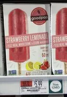 İçindeki şeker miktarı Strawberry lemonade pops