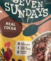 Cantidad de azúcar en Real cocoa