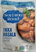入っている砂糖の量 Tikka Masala Simmer Sauce