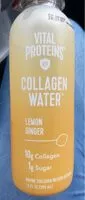 入っている砂糖の量 Collagen Water Lemon Ginger