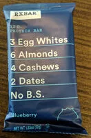 Количество сахара в Protein bar, blueberry