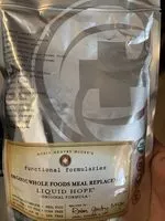 中的糖分和营养成分 Organic foods supplements