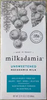 Sugar and nutrients in Milkadamia