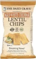 Quantité de sucre dans Lentil chips aged white cheddar