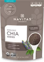 चीनी की मात्रा Chia seeds