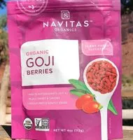 入っている砂糖の量 Organic goji berries